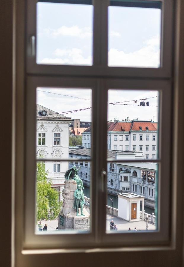 Triple Bridge Ljubljana Apartment Exterior foto